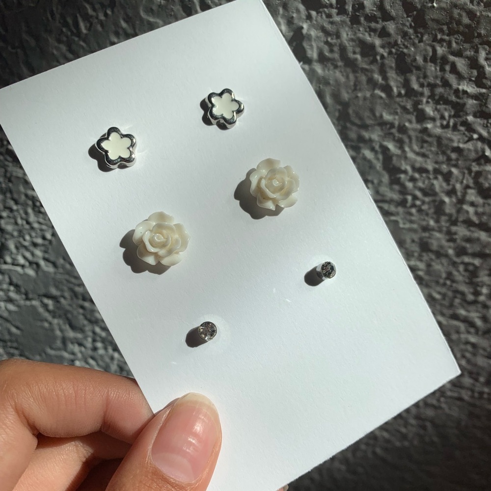 White Girl Earrings